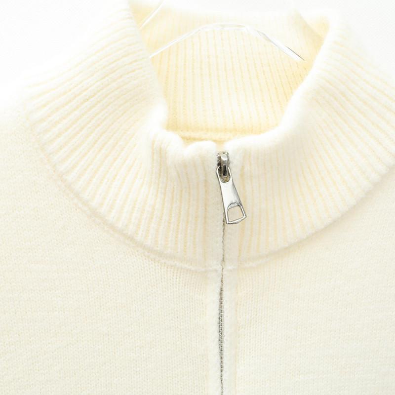 Pull en tricot pour homme à col semi-haut Hiver 2025