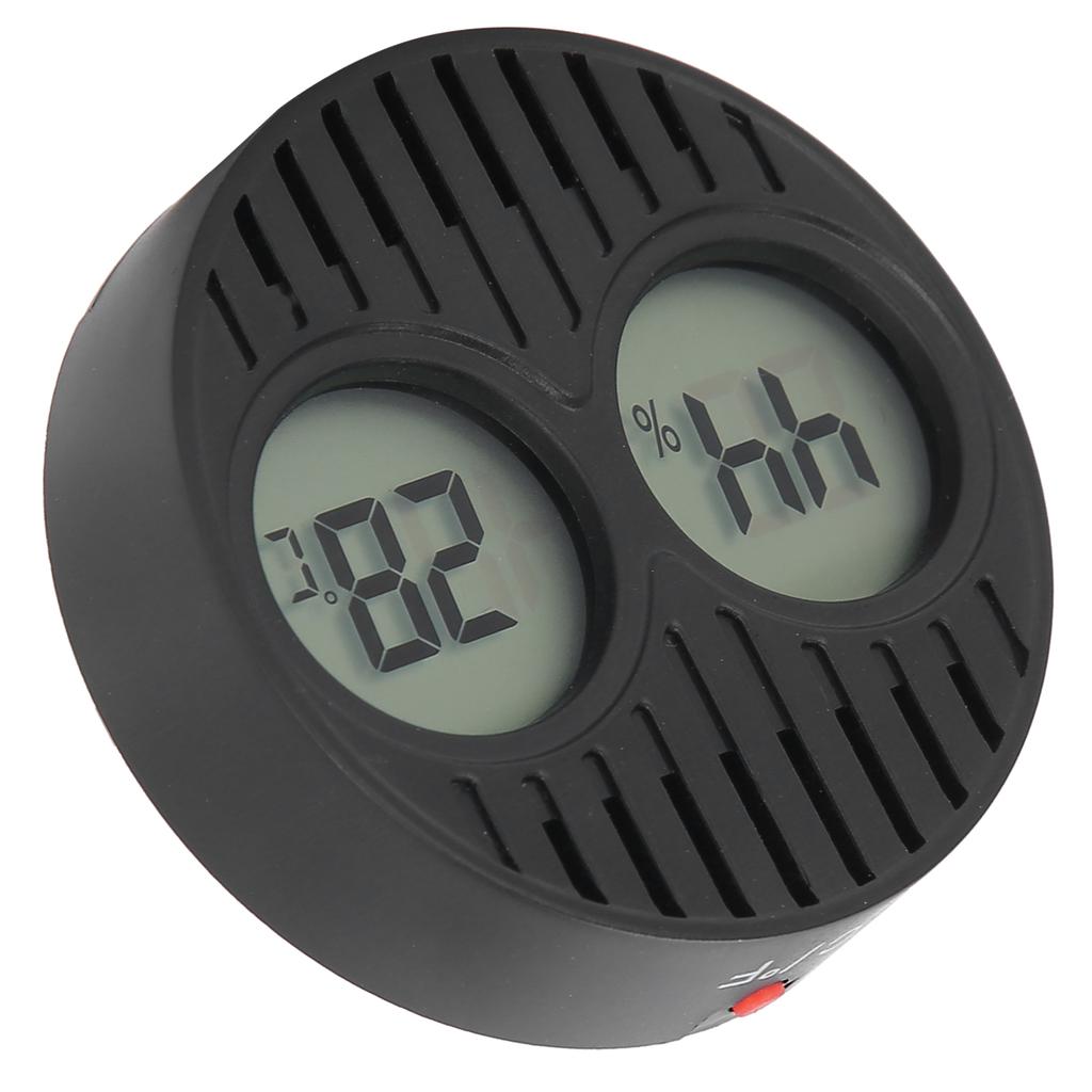 Round Hygrometer Thermometer  Celsius / Fahrenheit  Digital Display High Accuracy Cigar Box Humidor Temperature Monitor