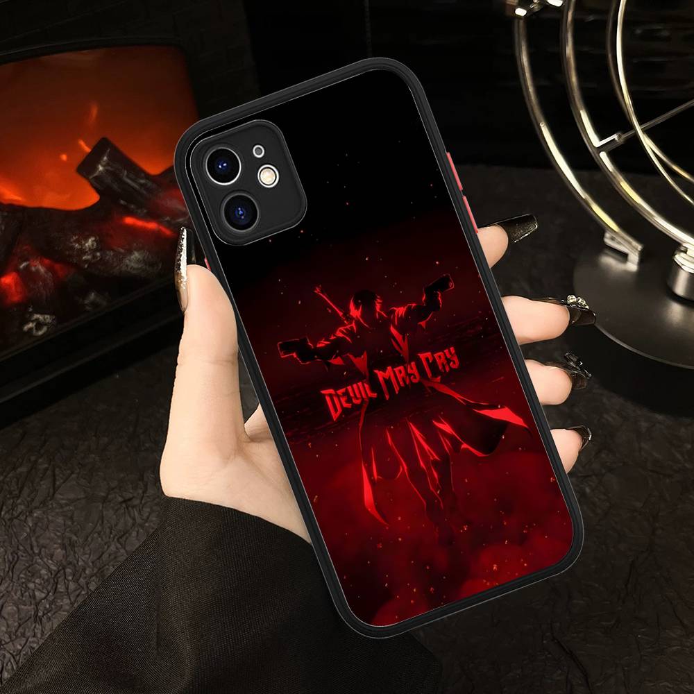 Classic Action Game D-Devil M-May C-Cry For Silicone Matte Phone Case For IPhone 16 Pro Max 15 14 13 12 11 X XS MAX