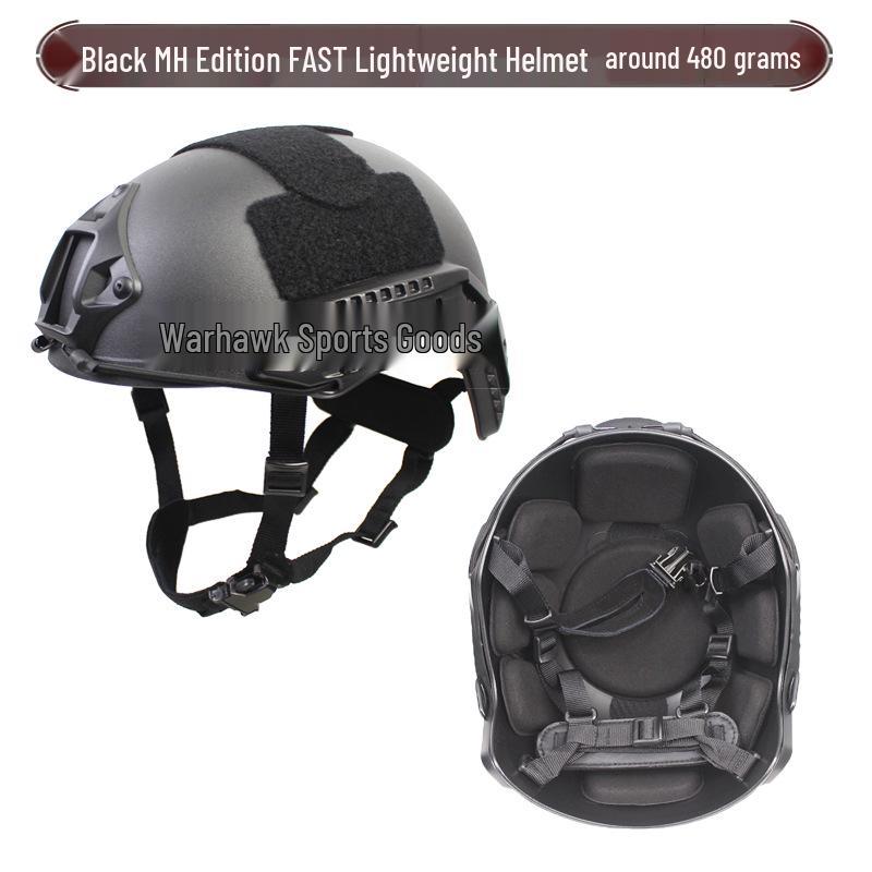 FAST Ultra-light Tactical Helmet with AF Suspension Strap, 430g - Ideal for Military, Airsoft, and Outdoor Sports