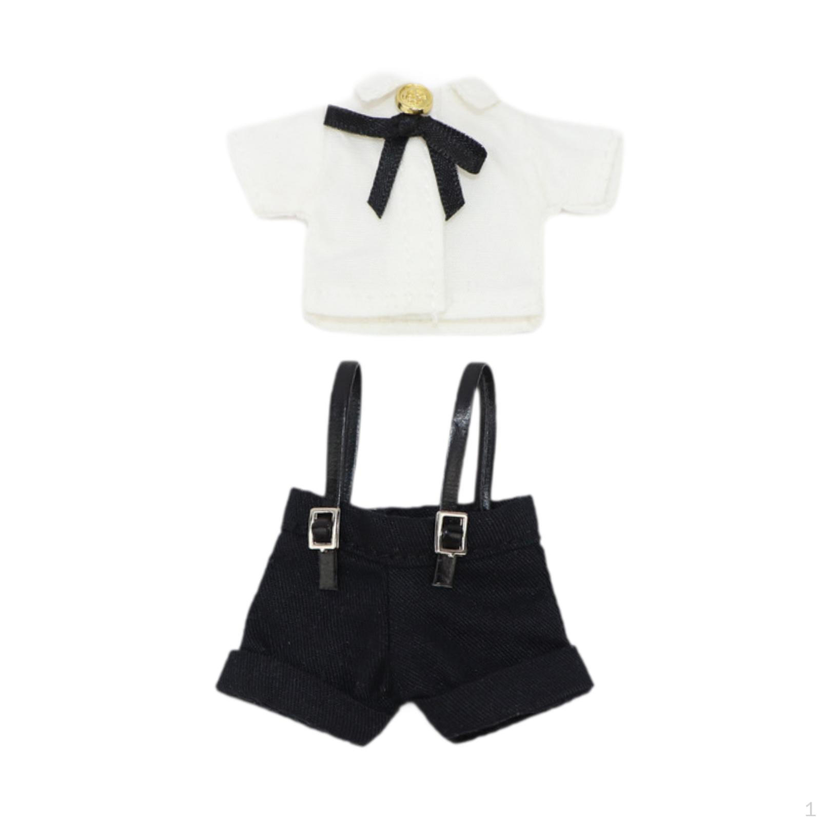 

BJD Doll Clothing Cosplay Clothing, Flexibility Coordination Photo Props, DIY Make Your Own Dolls White top suit