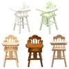 Classical Wooden Mini Baby Dining Chair for 1/12 Dollhouses Role Play Educational Kids Collectible Toy