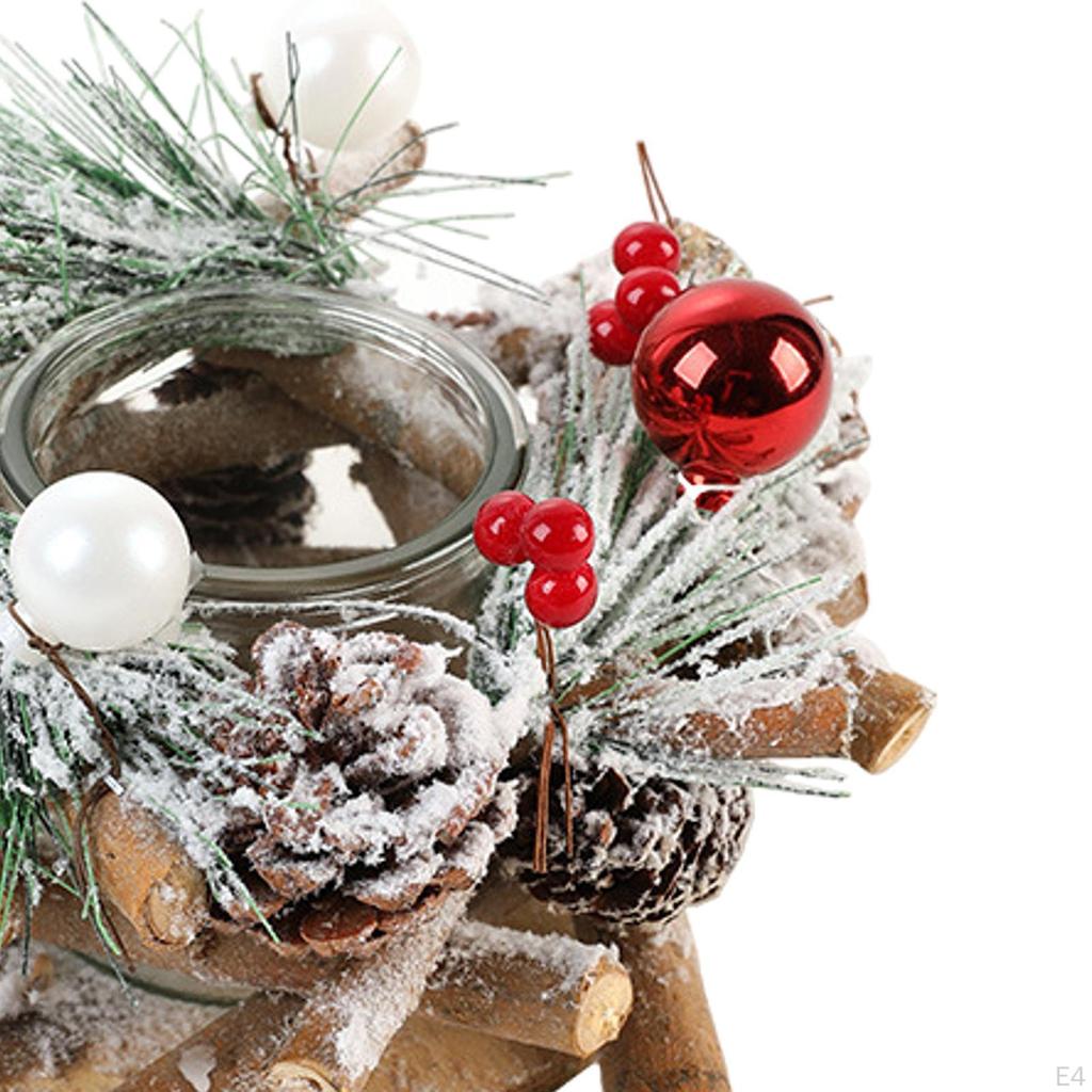 Glass Tealight Holder Candlestick Hotel Candelabrum Christmas Candle