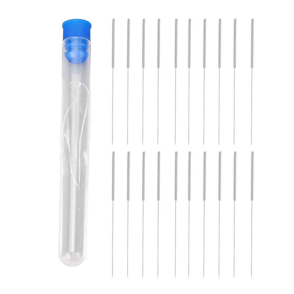 20Pcs 3D Printer Nozzle Cleaning Needles Kit 0.4mm Stainless Steel Extruder Accessories