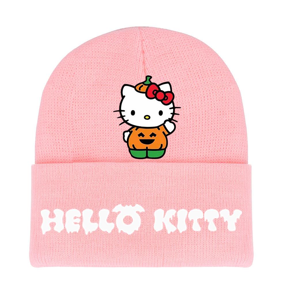 Halloween Printed Knit Cap For Winter Teens And Cartoon Enthusiasts