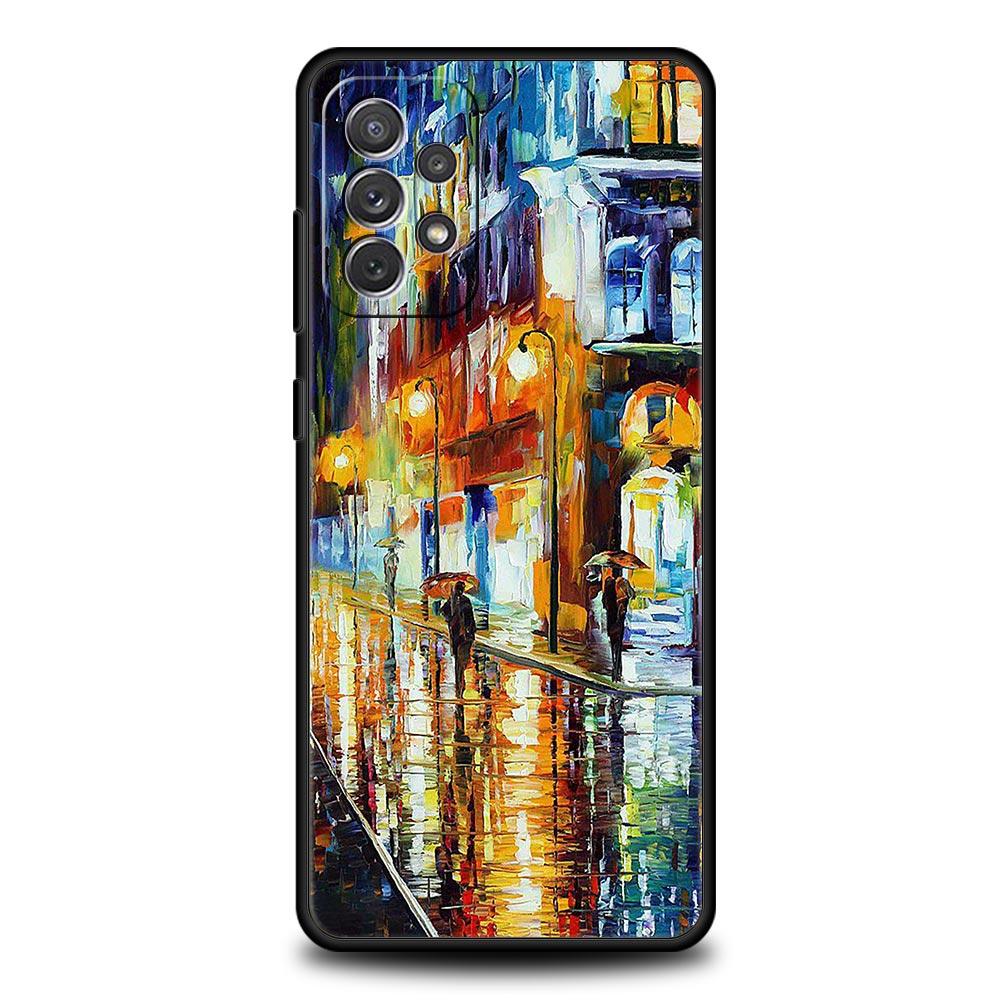 Van Gogh Oil Painting Case For Samsung A53 A23 A33 5G A13 A03 A21s A03s A31 A11 A41 A51 A52 A71 A73 M21 M22 M31 A01 Phone Cover