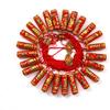 Chinese New Year Hanging Decorations 2 Pack Large Firecrackers Decor Traditional Red Lucky Oriental Pendant Ornaments for Lunar New Year Decorations