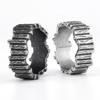 New Viking Style Vertical Stripe Texture Unisex Ring