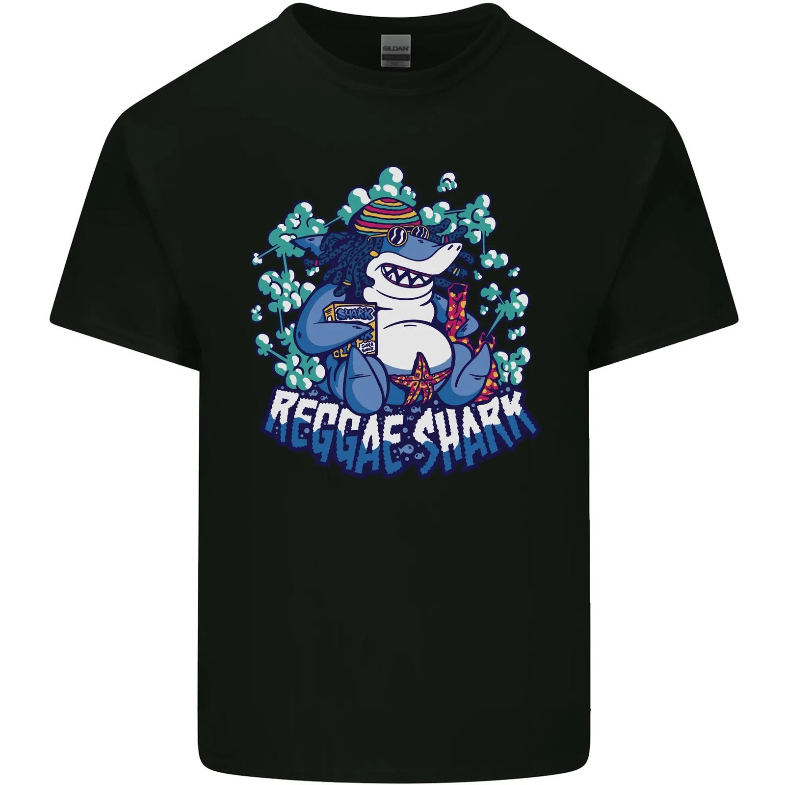 A Reggae Shark Kids T-Shirt Childrens L