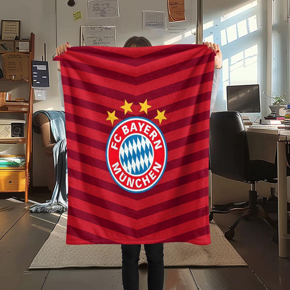 Bayern Munich2 Flannel Blanket, High quality Comfortable for All Seasons, Home Decor, Warmth and Comfort