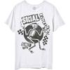 T-Shirt a scacchi Speakeasy Social Distortion Bianca Nuova T-Shirt Unisex