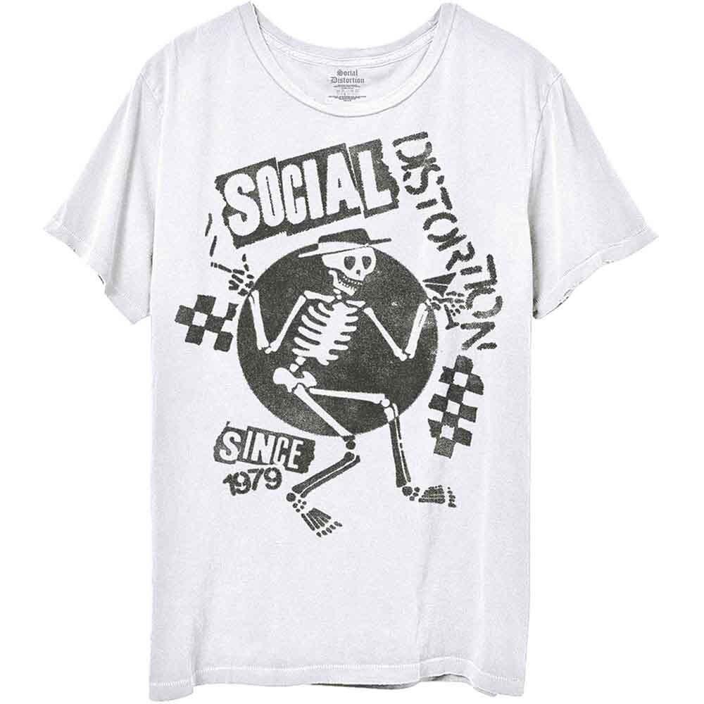 Social Distortion Speakeasy Checkerboard T-Shirt White New Unisex T-Shirt XXXXL