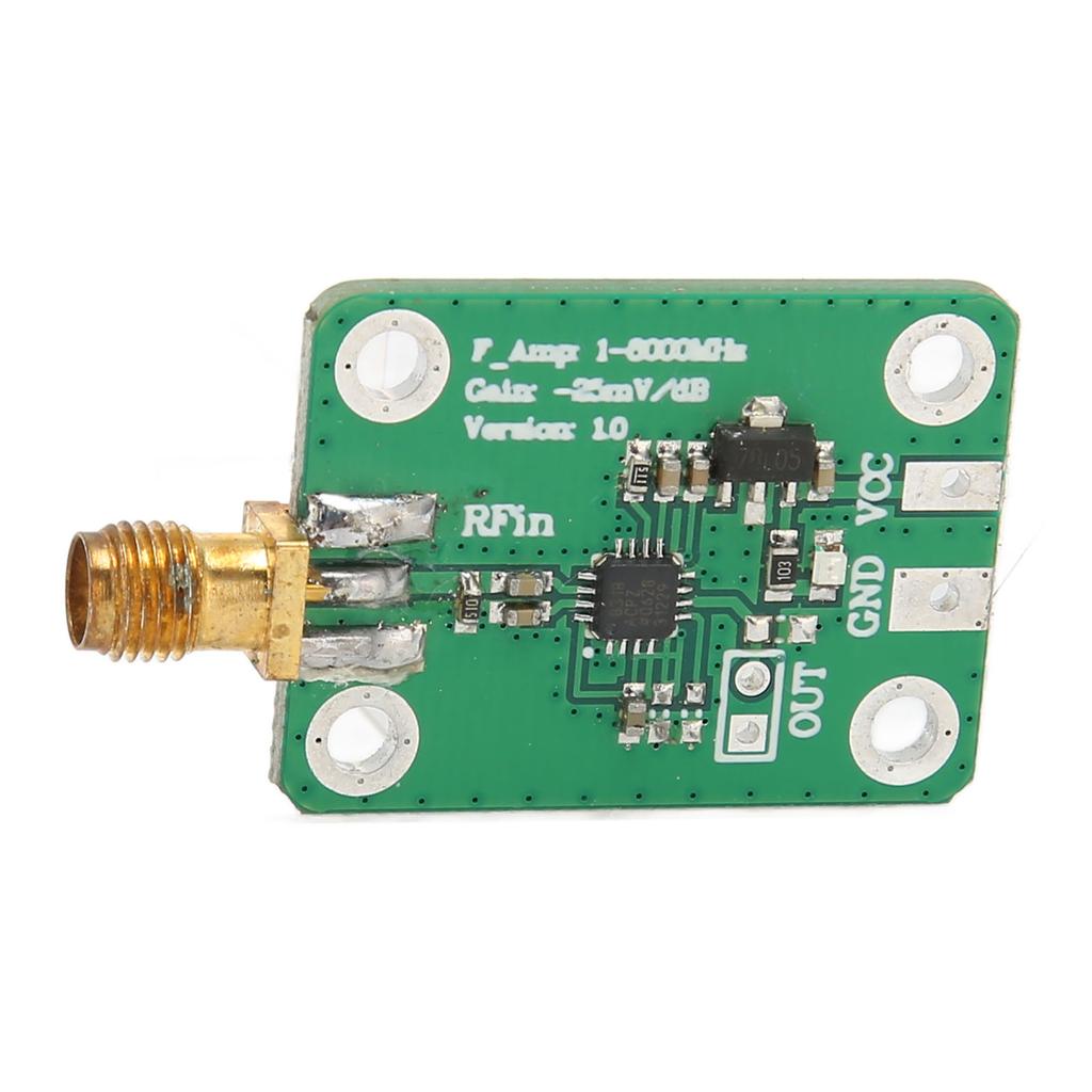 Logarithmic Detector AD8317 Chip 1M to 8000MHz Wide Dynamic Range RF Power Meter for Signal Power Me
