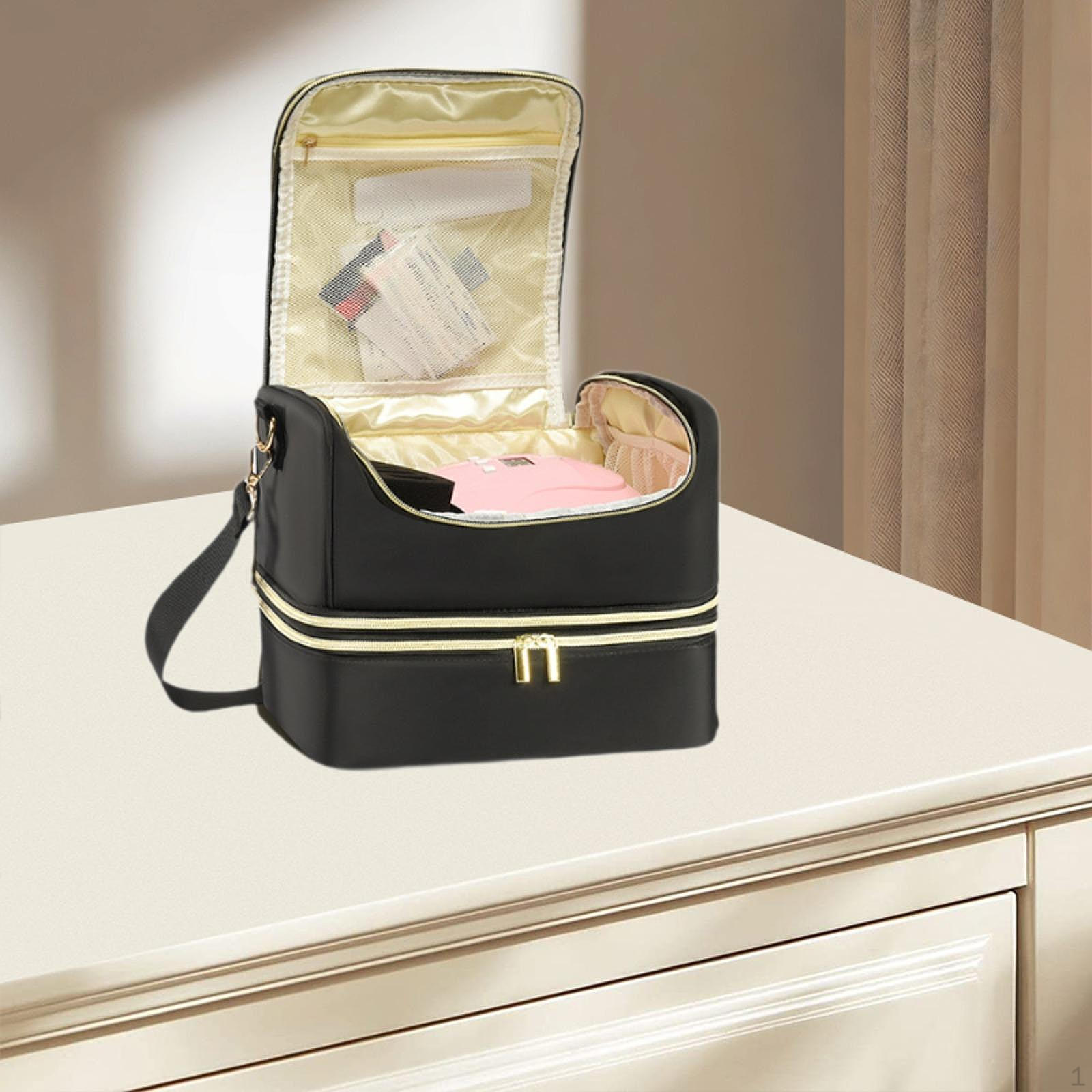 

Сумка для переноски лака для ногтей, дорожный органайзер для ногтей, 2 уровня