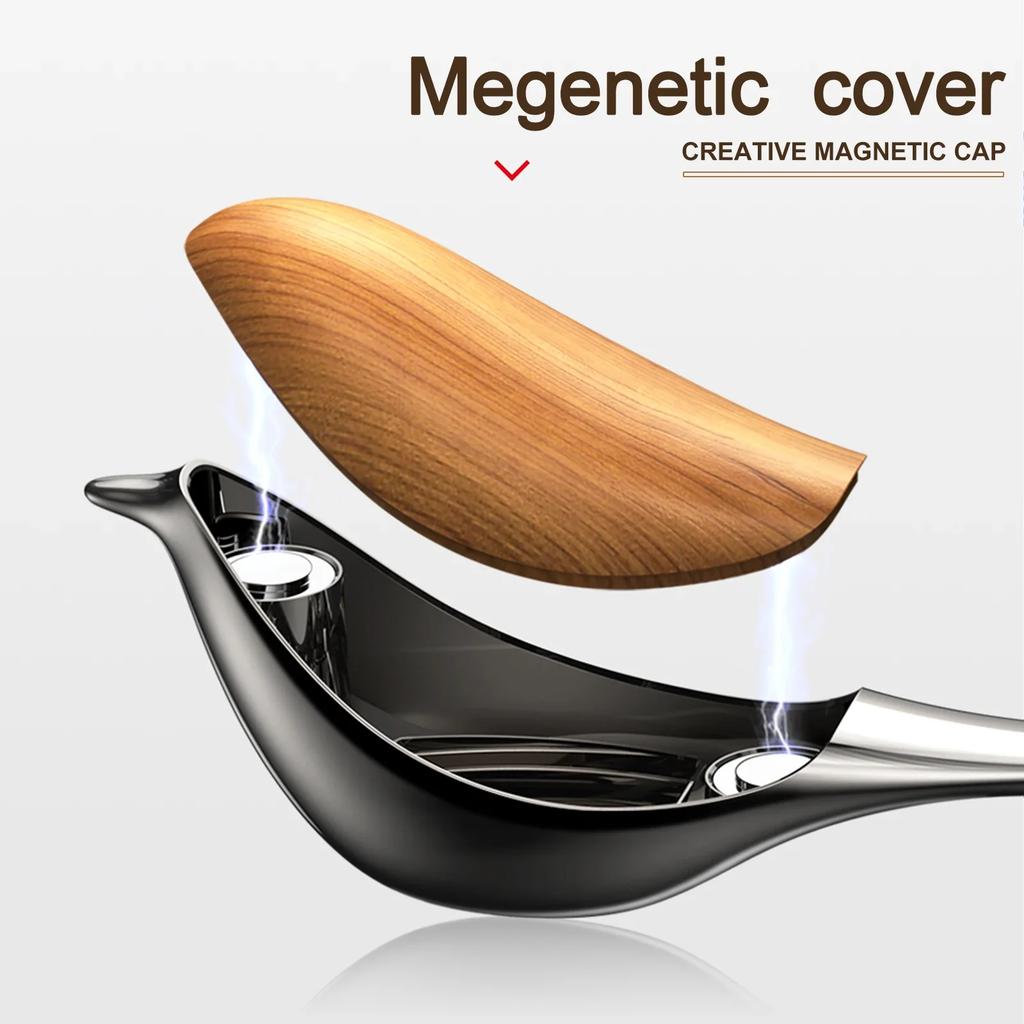 NEW Car Air Freshener Lucky Bird Aromatherapy Diffuser Alloy Magnetic Cap Auto Interior Fragrance Air Purification Accessories