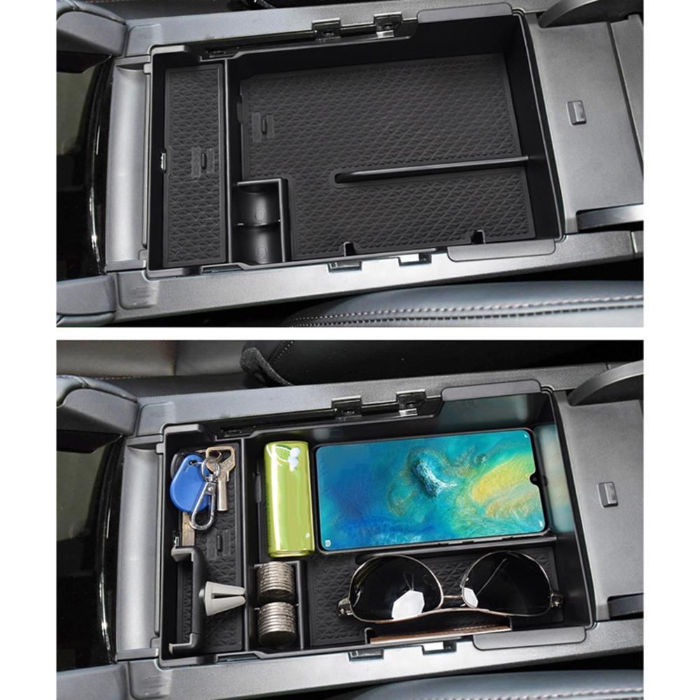 Armrest Box Car Storage Box ABS Black High-quality Replacement Wear-resistant For Mazda 3 Axela (2019-2024) New
