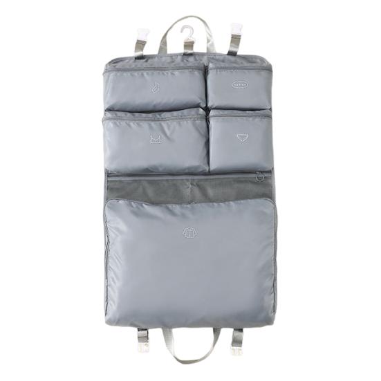 Clothes Storage Bag Suitcase Organizer Bag Large Capacity Multiple Compartments Dustproof Hanging Foldable Luggage Organizer Bag