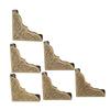 100Pcs Book Corner Protectors Vintage Appearance Premium Metal High Hardness Wide Application Metal