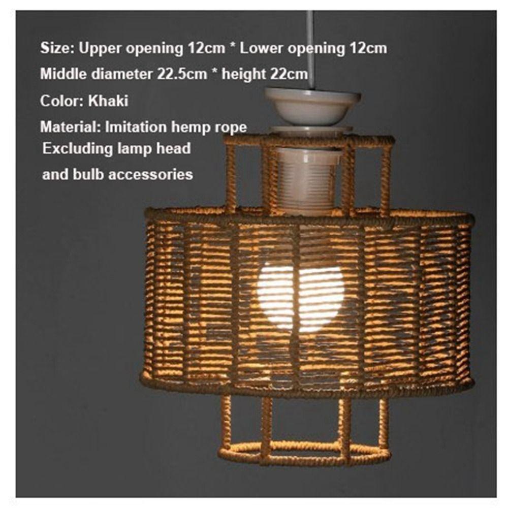Parts Woven Lampshade 6 Styles Hot Pot Restaurants Lanterns New Lighting Fixtures Cover