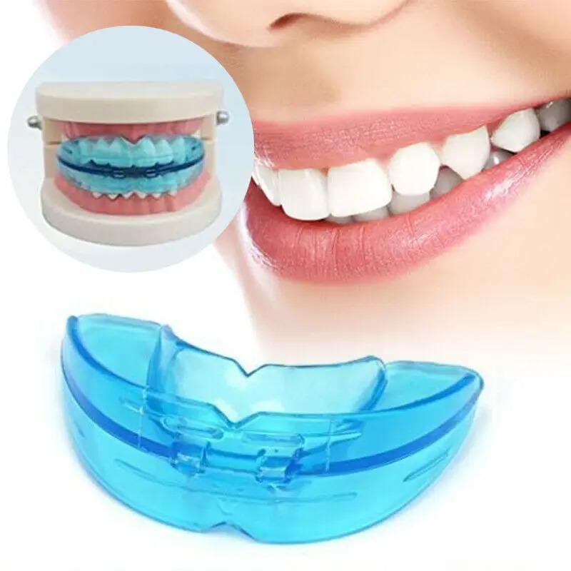 Comfortable Double Braces Athletic Mouthguard Superior No-Boil Design for Maximum Protection of Upper And Lower Teeth 3