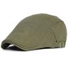 Men's Vintage Cotton Flat Cap, Adjustable Newsboy Beret Hat, Casual Gatsby Ivy Cap for Men & Women (5 Colors Available)