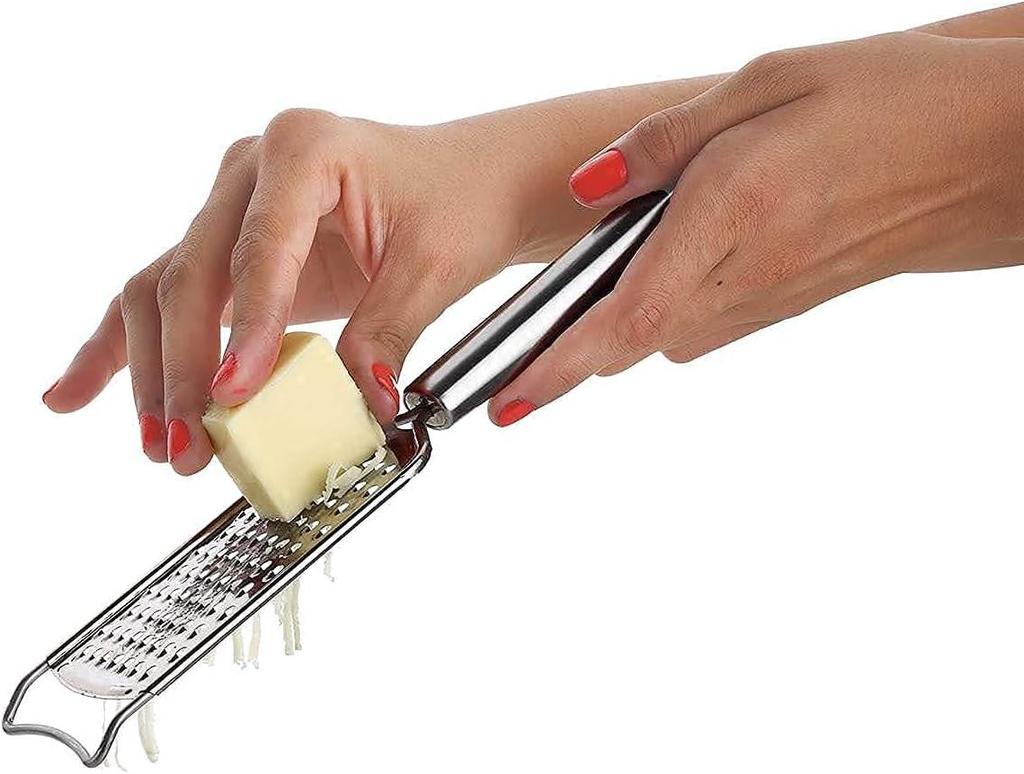 TreegoArt Multipurpose Grater Stainless Steel Cheese Grater And Lemon Zester For Home And Kiitchen - Pack Of 2