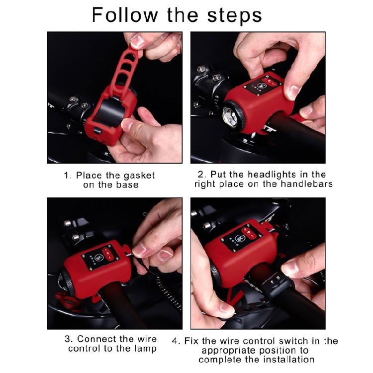 Cycling Handlebars Bells Bike Safety Warning Alarm Mountain Bike Horn Cycling Supply Accessory