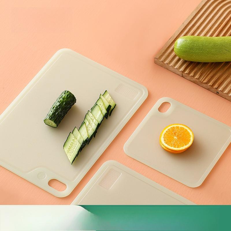 Double-sided Antibacterial Cutting Board, Kitchen Household Baby Food Chopping Board, Cutting Fruit Sticking Cutting Board