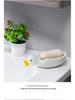 Charming Duck Ceramic Soap Dish: Creative and Cute, Drains Water for a Neat Bathroom.