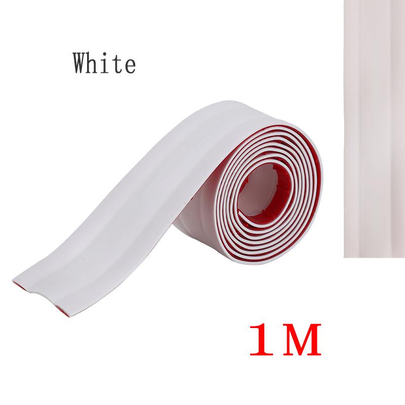 1M Surface Mounted Self-Adhesive Flexible Cable Duct Wall Desktop Invisible Cable Organizer Floor Covering Decoration Cable Duct