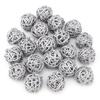 20Pcs Rattan Balls for Garden Wedding Party Christmas Decoration(Silver)