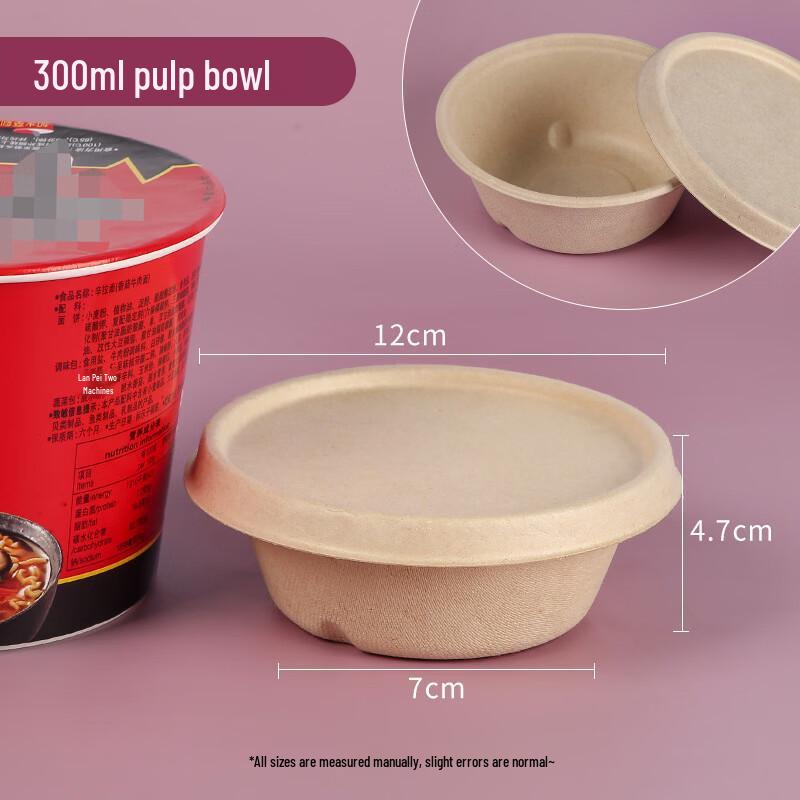 Hanyou Biodegradable Sugarcane Pulp Food Containers with Lids
