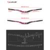 Aluminiumlegierung Fahrradlenker MTB Lenkererhöhung Mountainbike Lenker 720mm 780mm*31.8mm Fahrrad Vierkantteile