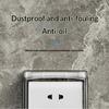 Self Adhesive Waterproof Wall Socket Cover With No Drilling Design And Easy Installation For Bathroom Kitchen Outdoor Use