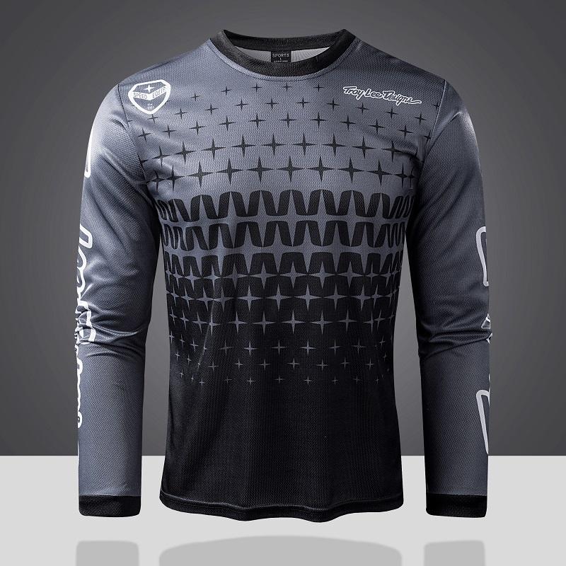 Motorcycle Jersey shirt rider LongSleeve cycling for men New style Bike Rider sports Clothify S серый