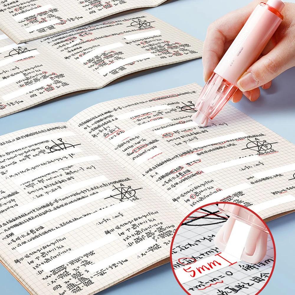 Creativity Roomy Press Correction Tape Student Writing Corrector Tool Stationery School Office Supplies