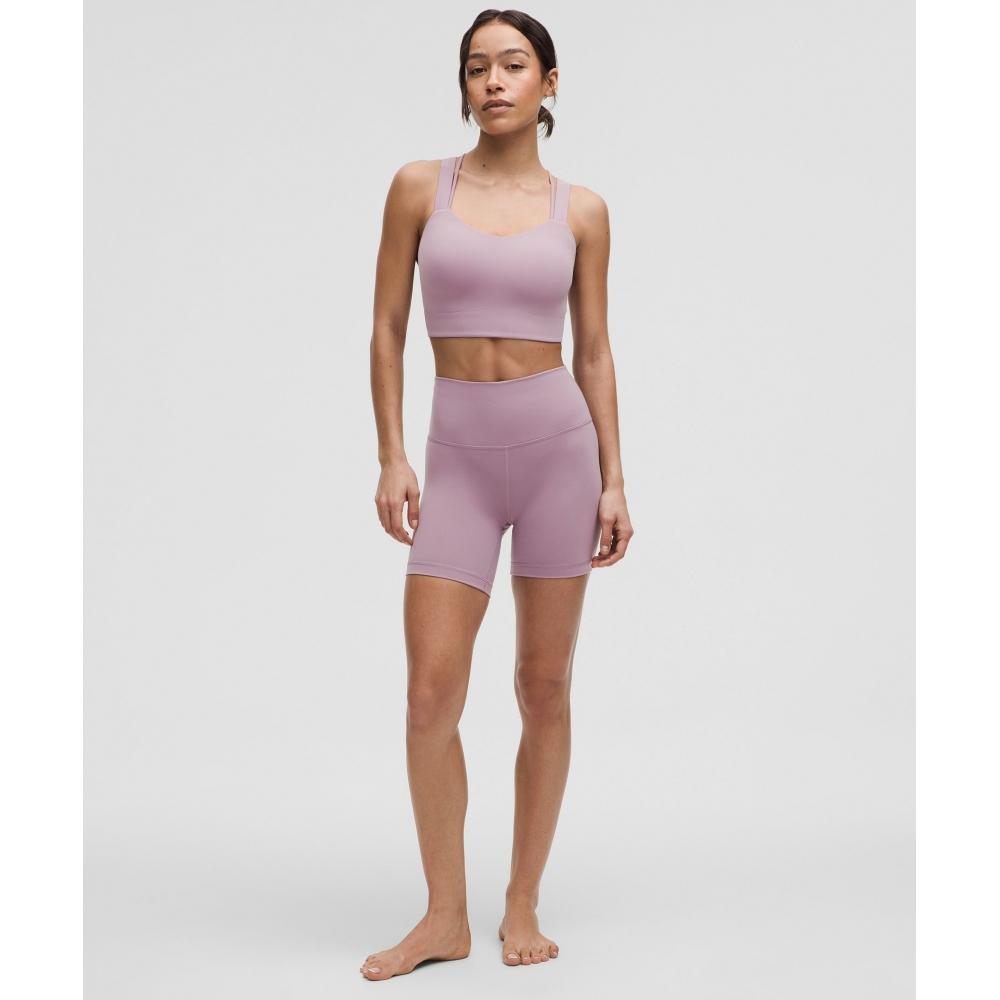 Lululemon Like A ClouD Longline brA  Light Support  D DD Cup lAvenDer Lux