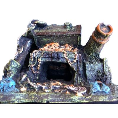 Resin Aquarium Treasure Chest 9.5cm