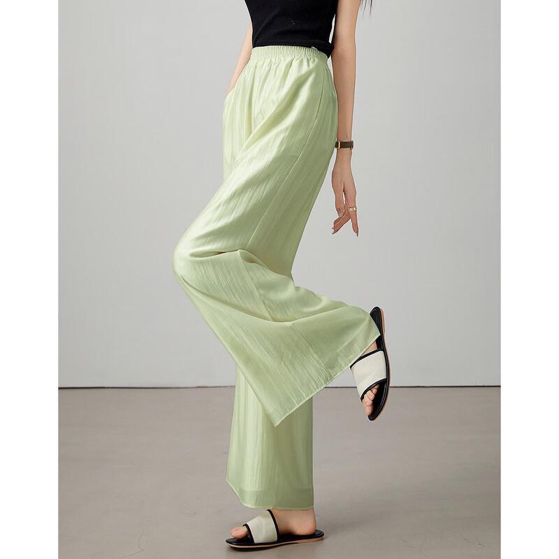 Demana Tencel Blend Wide-Leg Casual Pants