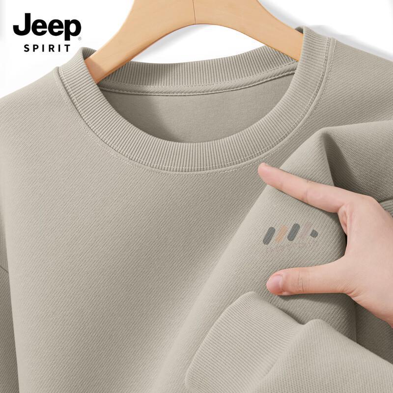 

JEEP SPIRIT Men s 2025 Loose Fit Crew Neck Sweatshirt 3XL
