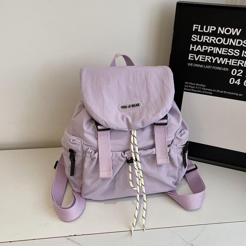 Rucsac de clasă ușor pentru femei, nou la modă, versatil, ghiozdan, rucsac de călătorie pentru student de facultate, geantă de mână