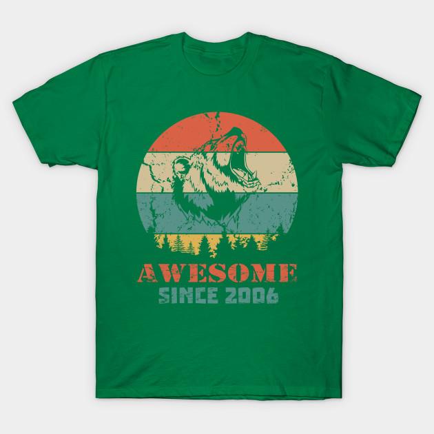 Absolutely Awesome Since 2006 T-Shirt Funny Birthday Tee