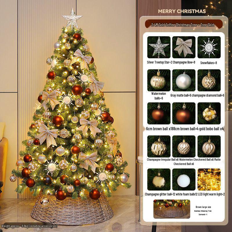 Large Christmas Ornaments Set for Living Room and Home Decoration