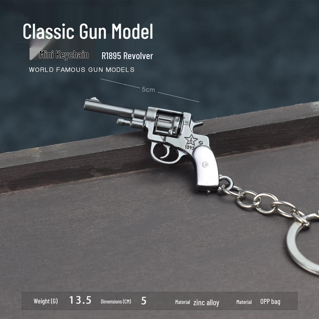 PUBG Frieden Schlüsselanhänger: Scorpion, Smith & Wesson Revolver, Luger P08, Colt, Mauser M1895 Modell