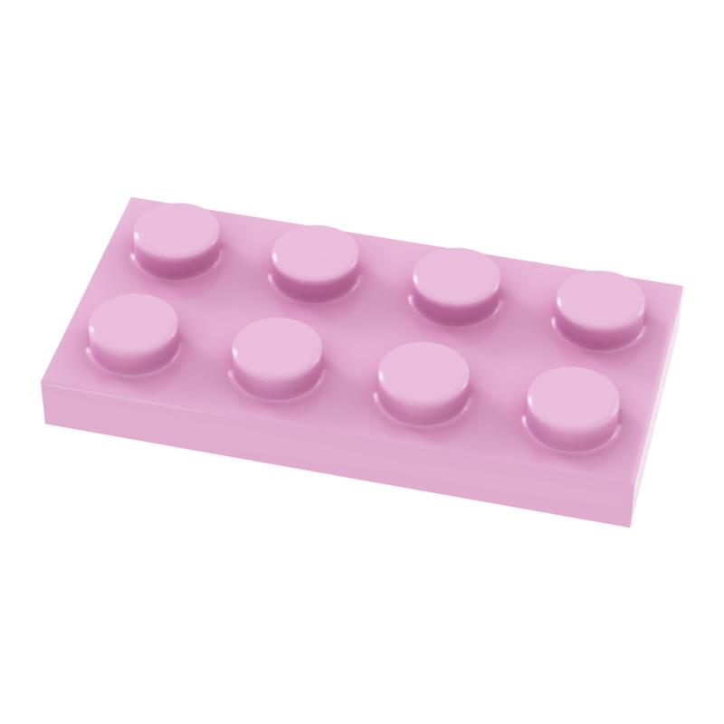 [Funbrick] 50 Stück Platte 2x4 3020 Kompatibel mit mit Berühmten Bausteinen Klassischen Bauklötzen Spielzeug MOC DIY