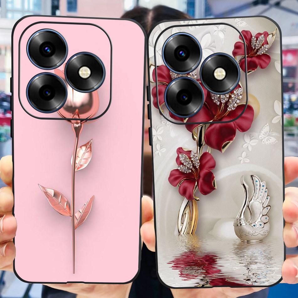 For Itel S23 Plus S681LN case itel S23 S665L Fashion Elegant Painted Soft Silicone TPU Phone Back Cover For Itel S23+ S23Plus