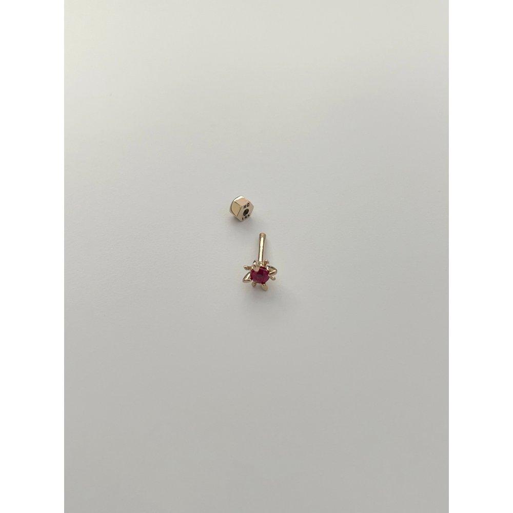 Roseedor Fepr-D-1932P Ruby 14K Piercing 222300010