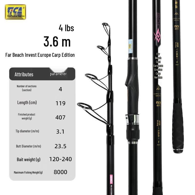 Tica Long-Range European Carp Fishing Rod