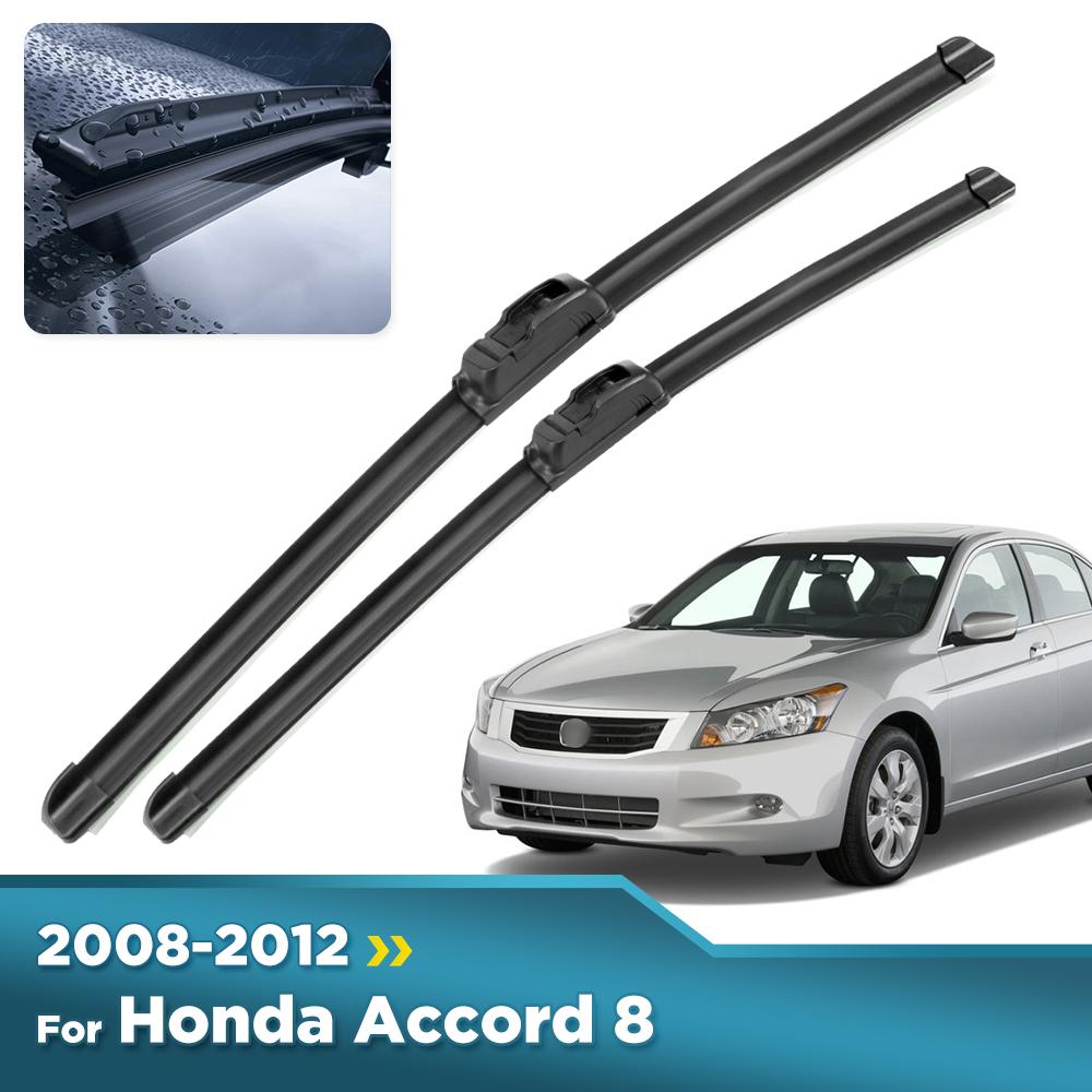 For Honda Accord 8 2008-2012 2009 2010 2011 Wiper Front Wiper Blades Windshield Windscreen Window Brush 26"+19