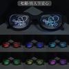 Halloween Glasses Special Effect Luminous Glasses Cool Anime Flash Eye Glasses Led Glasses Sense of Technology Eyewear for Party